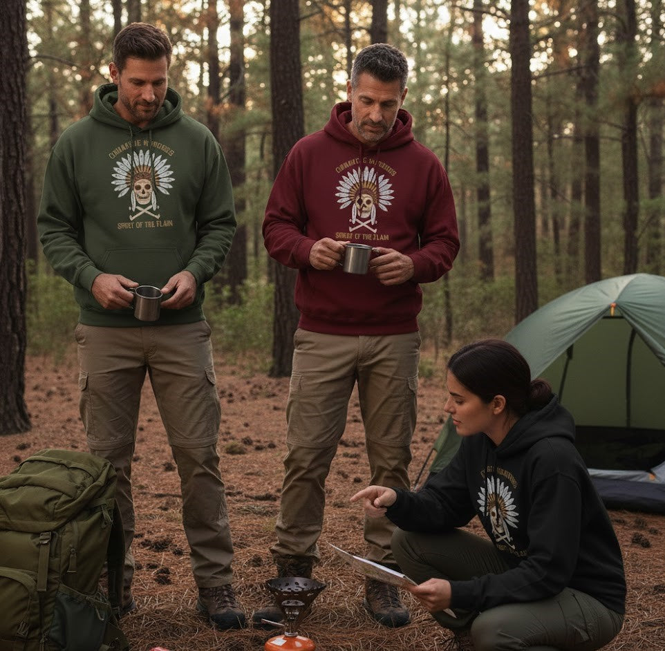 Sudadera Unisex con capucha Comanche Warriors by Native Club