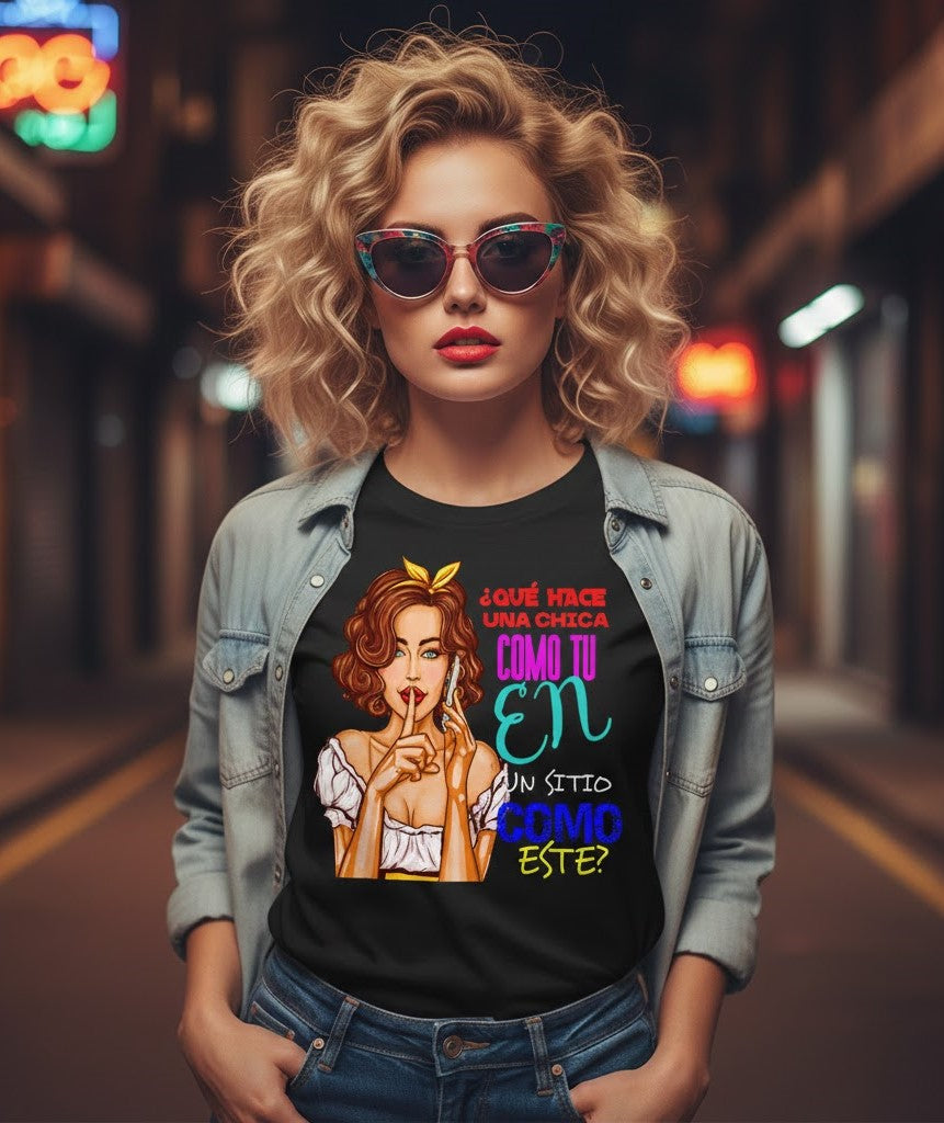 Camiseta Unisex Spanish Rock "En un sitio como este" by Native Club