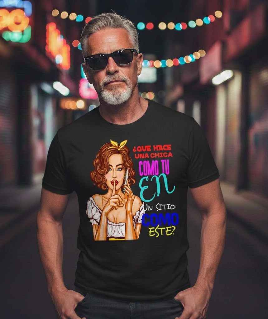 Camiseta Unisex Spanish Rock "En un sitio como este" by Native Club