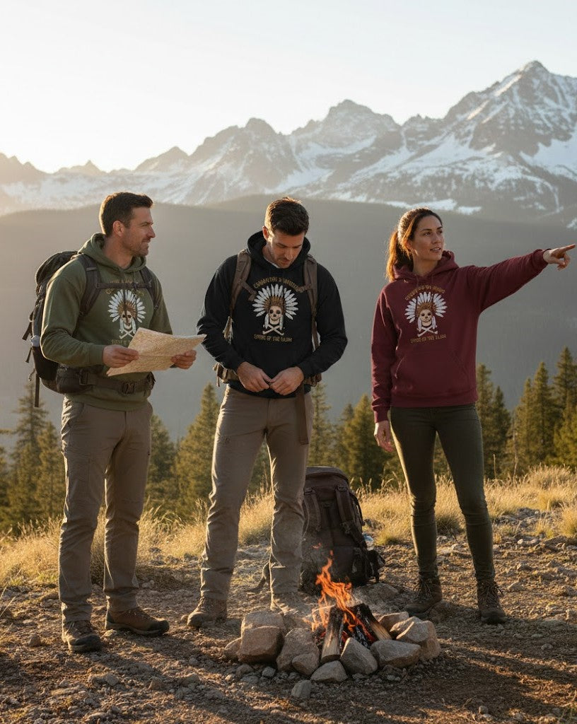 Sudadera Unisex con capucha Comanche Warriors by Native Club