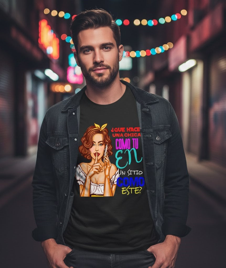 Camiseta Unisex Spanish Rock "En un sitio como este" by Native Club